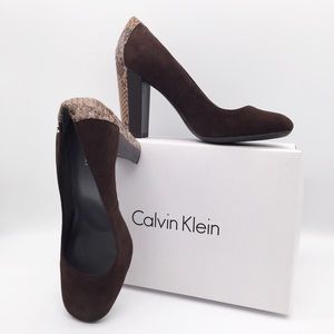 Calvin Klein Brown Suede Shoes